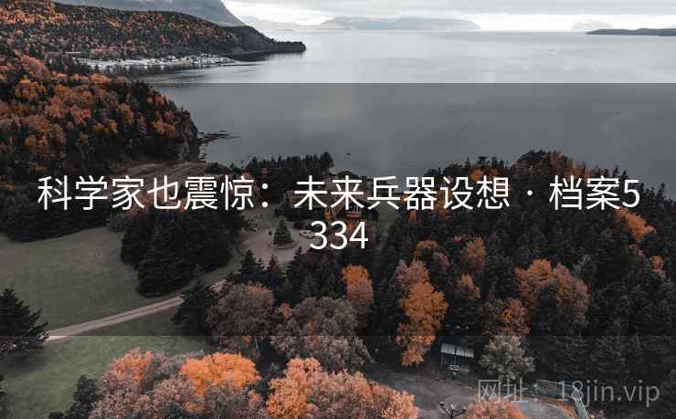 科学家也震惊：未来兵器设想 · 档案5334